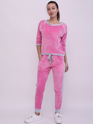 Купить Велюровый костюм женский LINGERIE (свитшот + джоггеры) 170858 в Украина в Lingerie.ua - Одяг для дому та відпочинку, Фото 2