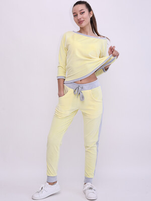 Купить Велюровый костюм женский LINGERIE (свитшот + джоггеры) 170858 в Украина в Lingerie.ua - Одяг для дому та відпочинку, Фото 11