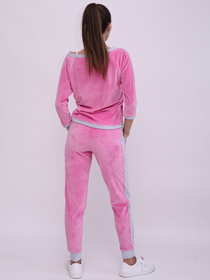 Купить Велюровый костюм женский LINGERIE (свитшот + джоггеры) 170858 в Украина в Lingerie.ua - Одяг для дому та відпочинку, Фото 4