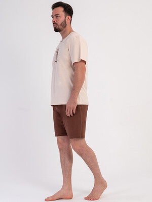 Купить Хлопковый летний костюм (футболка + шорты) VIENETTA MAN 6011480000 в Украина в Lingerie.ua - Одяг для дому та відпочинку, Фото 2