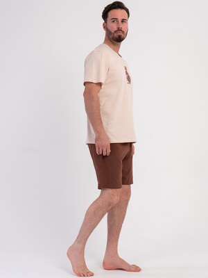 Купить Хлопковый летний костюм (футболка + шорты) VIENETTA MAN 6011480000 в Украина в Lingerie.ua - Одяг для дому та відпочинку, Фото 3