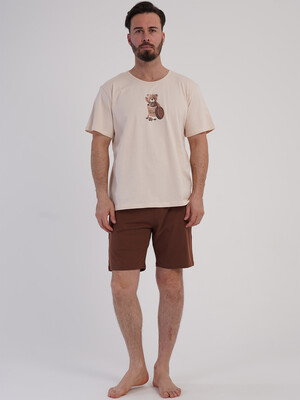 Купить Хлопковый летний костюм (футболка + шорты) VIENETTA MAN 6011480000 в Украина в Lingerie.ua - Одяг для дому та відпочинку, Фото 4
