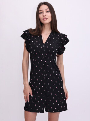 Купить Летнее платье на пуговицах LINGERIE 170868 Zara в Украина в Lingerie.ua - Одяг для дому та відпочинку, Фото 5