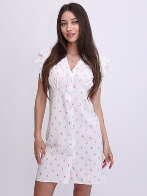 Купить Летнее платье на пуговицах LINGERIE 170868 Zara в Украина в Lingerie.ua - Одяг для дому та відпочинку, Фото 2