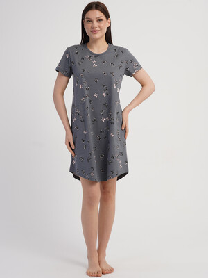 Купить Хлопковая туника с коротким рукавом VIENETTA 6020930531 в Украина в Lingerie.ua - Одяг для дому та відпочинку, Фото 3