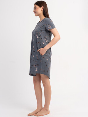 Купить Хлопковая туника с коротким рукавом VIENETTA 6020930531 в Украина в Lingerie.ua - Одяг для дому та відпочинку, Фото 5