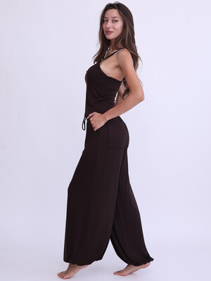 Летние широкие брюки женские из вискозы LINGERIE 170888