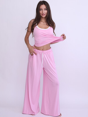 Купить Летние широкие брюки женские из вискозы LINGERIE 170888 в Украина в Lingerie.ua - Одяг для дому та відпочинку, Фото 5