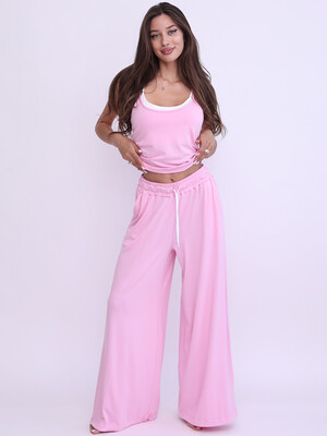 Купить Летние широкие брюки женские из вискозы LINGERIE 170888 в Украина в Lingerie.ua - Одяг для дому та відпочинку, Фото 14