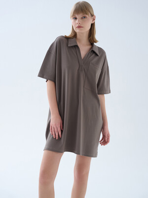 Купить Хлопковая туника свободного кроя с коротким рукавом HAYS 70566 в Украина в Lingerie.ua - Одяг для дому та відпочинку, Фото 4