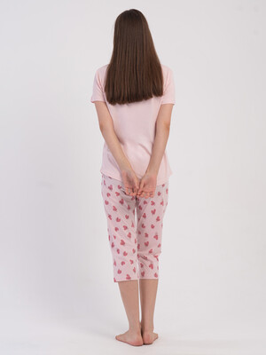 Купить Хлопковый комплект из футболки и капри VIENETTA 6052132292 в Украина в Lingerie.ua - Одяг для дому та відпочинку, Фото 6