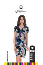 Купить Літня коротка сукня на запах COCOON Y10097 в Украина в Lingerie.ua - Одяг для дому та відпочинку, Фото 2