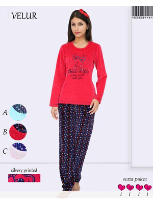 Велюровий костюм жіночий VIENETTA 4033584494