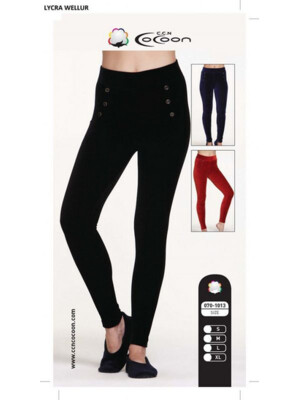 Купить Леггинсы женские велюровые COCOON 070-1013  в Украина в Lingerie.ua - Одяг для дому та відпочинку, Фото 2