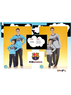 Купить Пижама для мальчиков детская FC BARCELONA 3723 в Украина