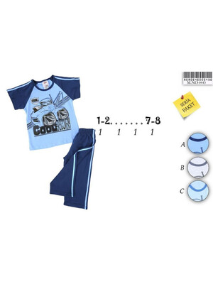 Купить Комплект для мальчика  футболка капри COOL COMICS 0443 8680646005496  в Украина