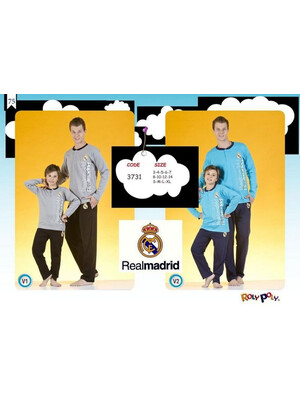 Купить Пижама для мальчиков детская REAL MADRID 3731 в Украина