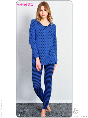 Домашний комплект женский с длинным рукавом VIENETTA 7040581280