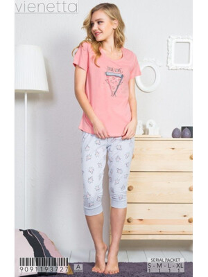 Хлопковый комплект с бриджами на манжете VIENETTA 9091193727