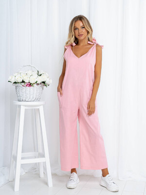 Летний женский льняной комбинезон LINGERIE 170444