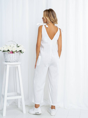 Купить Летний женский льняной комбинезон LINGERIE 170444 в Украина в Lingerie.ua - Одяг для дому та відпочинку, Фото 6