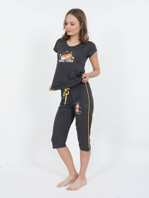 Купить Хлопковый комплект с бриджами VIENETTA 0100260000 в Украина в Lingerie.ua - Одяг для дому та відпочинку, Фото 2