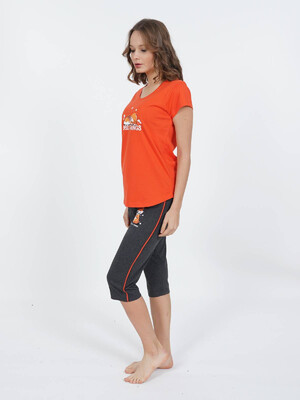 Купить Хлопковый комплект с бриджами VIENETTA 0100260000 в Украина в Lingerie.ua - Одяг для дому та відпочинку, Фото 5