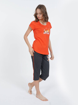 Купить Хлопковый комплект с бриджами VIENETTA 0100260000 в Украина в Lingerie.ua - Одяг для дому та відпочинку, Фото 8