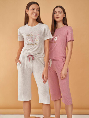 Купить Комплект из футболки и капри FEYZA 4005 в Украина в Lingerie.ua - Одяг для дому та відпочинку, Фото 1