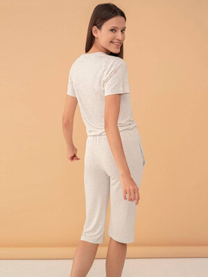 Купить Комплект из футболки и капри FEYZA 4005 в Украина в Lingerie.ua - Одяг для дому та відпочинку, Фото 4