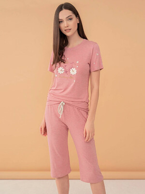Купить Комплект из футболки и капри FEYZA 4005 в Украина в Lingerie.ua - Одяг для дому та відпочинку, Фото 5