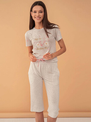 Купить Комплект из футболки и капри FEYZA 4005 в Украина в Lingerie.ua - Одяг для дому та відпочинку, Фото 6