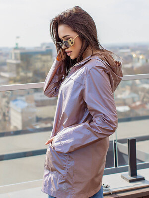 Купить Куртка ветровка с капюшоном LINGERIE 170551  в Украина в Lingerie.ua - Одяг для дому та відпочинку, Фото 4