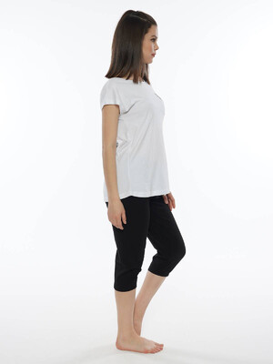 Купить Хлопковый комплект с бриджами VIENETTA 0120160000 в Украина в Lingerie.ua - Одяг для дому та відпочинку, Фото 2