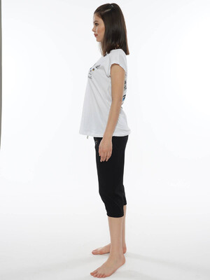 Купить Хлопковый комплект с бриджами VIENETTA 0120160000 в Украина в Lingerie.ua - Одяг для дому та відпочинку, Фото 3