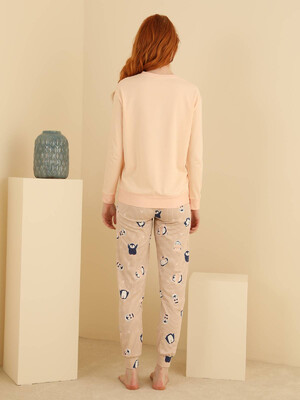 Купить Хлопковый домашний комплект с длинным рукавом SEVIM 13077 в Украина в Lingerie.ua - Одяг для дому та відпочинку, Фото 2