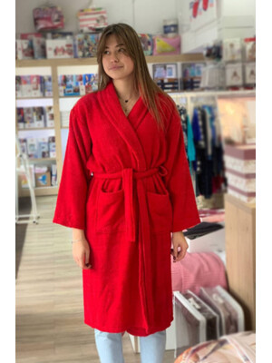 Купить Махровый халат с длинным рукавом V VIRGINIA Lingerie unisex в Украина в Lingerie.ua - Одяг для дому та відпочинку, Фото 2