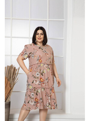 Купить Платье летнее большого размера с оборкой COCOON J2-2148 в Украина в Lingerie.ua - Одяг для дому та відпочинку, Фото 2