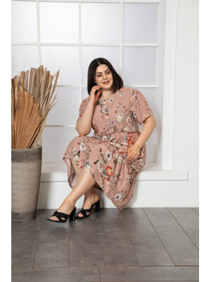 Купить Платье летнее большого размера с оборкой COCOON J2-2148 в Украина в Lingerie.ua - Одяг для дому та відпочинку, Фото 3