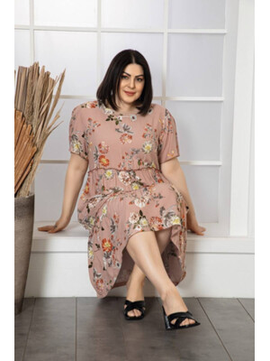 Купить Платье летнее большого размера с оборкой COCOON J2-2148 в Украина в Lingerie.ua - Одяг для дому та відпочинку, Фото 5