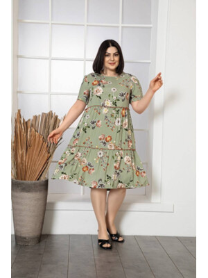 Купить Платье летнее большого размера с оборкой COCOON J2-2148 в Украина в Lingerie.ua - Одяг для дому та відпочинку, Фото 6