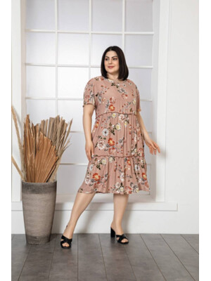 Купить Платье летнее большого размера с оборкой COCOON J2-2148 в Украина в Lingerie.ua - Одяг для дому та відпочинку, Фото 7