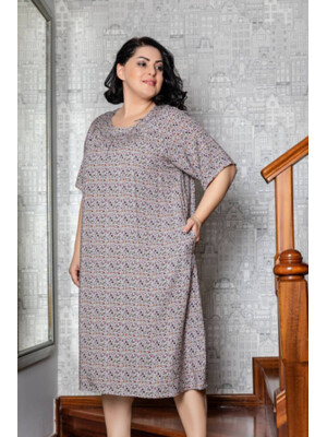 Купить Платье из вискозы летнее с коротким рукавом COCOON J2-2034 в Украина