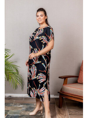 Купить Платье из вискозы большого размера COCOON J5-5118  в Украина в Lingerie.ua - Одяг для дому та відпочинку, Фото 2