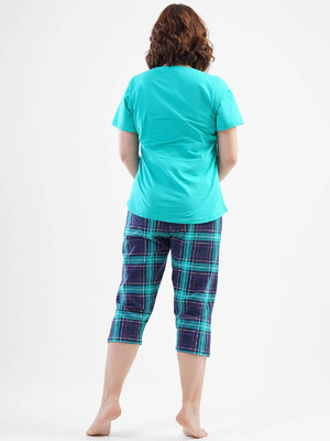 Купить Комплект женский из футболки и капри VIENETTA 1120700402 в Украина в Lingerie.ua - Одяг для дому та відпочинку, Фото 2