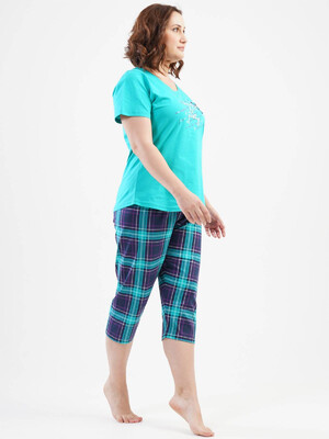 Купить Комплект женский из футболки и капри VIENETTA 1120700402 в Украина в Lingerie.ua - Одяг для дому та відпочинку, Фото 3