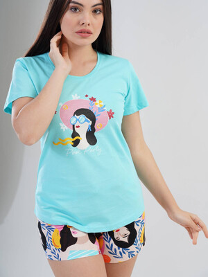 Купить Хлопковый комплект с шортами VIENETTA 1121100230 в Украина