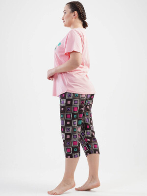 Купить Хлопковый комплект с капри VIENETTA 1120450055 в Украина в Lingerie.ua - Одяг для дому та відпочинку, Фото 2