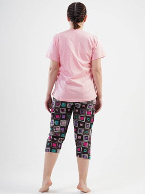 Купить Хлопковый комплект с капри VIENETTA 1120450055 в Украина в Lingerie.ua - Одяг для дому та відпочинку, Фото 3