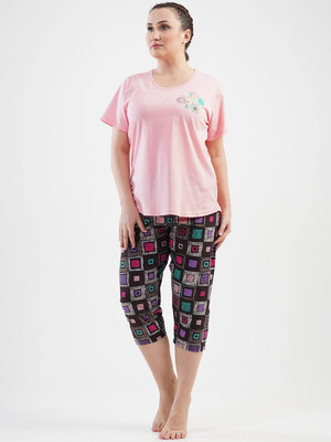 Купить Хлопковый комплект с капри VIENETTA 1120450055 в Украина в Lingerie.ua - Одяг для дому та відпочинку, Фото 5